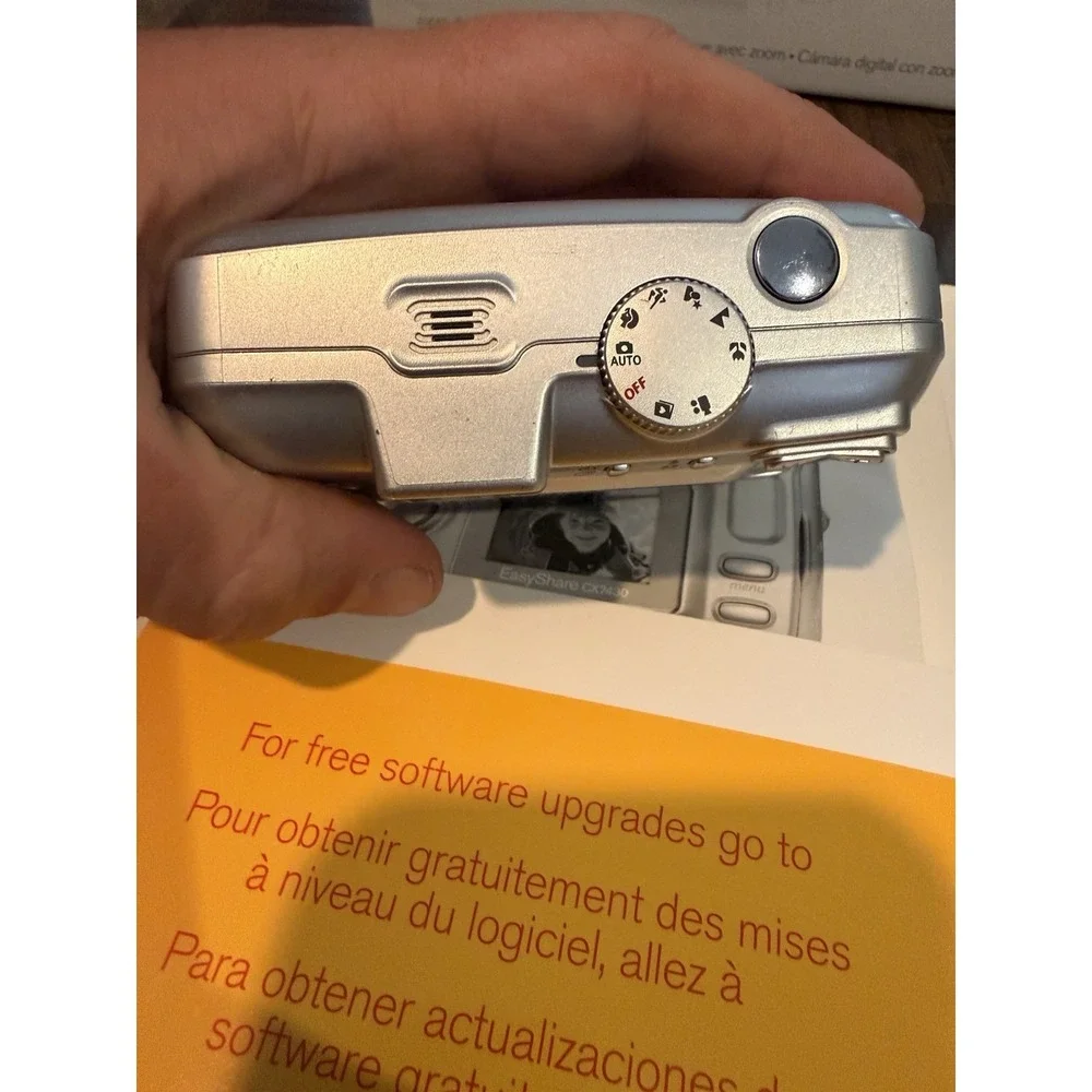 Kodak EasyShare CX7430 4MP Digital Camera CIB Parts Repair Lens Error AS-IS Box
